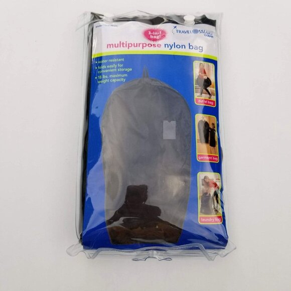 Travel Smart Conair Multipurpose XL Nylon Bag Black Duffle Garment Laundry NEW - Picture 1 of 2